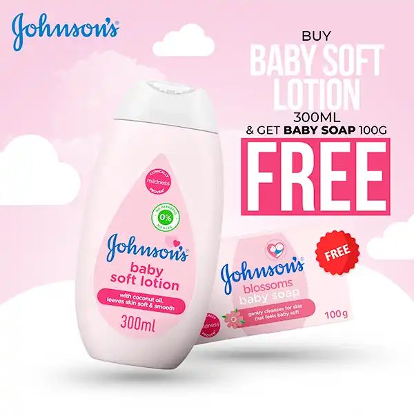 Johnsons Promo Pack Lotion + Soap 300ml